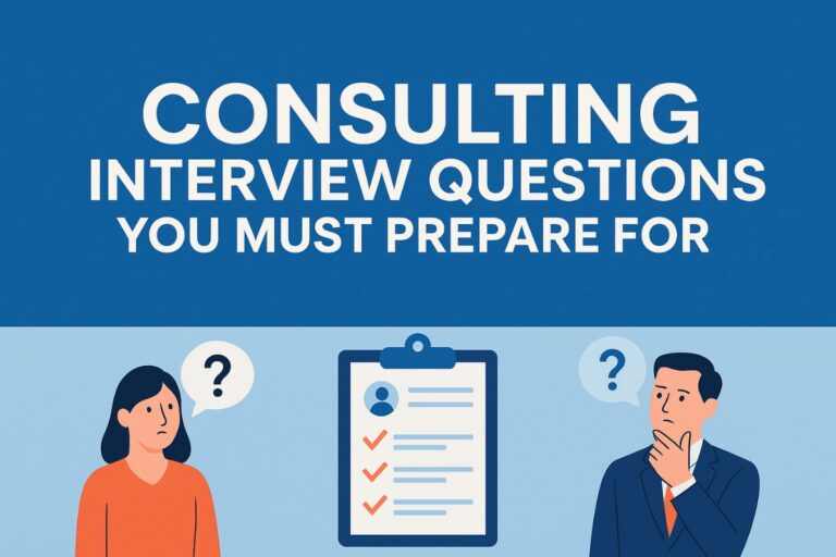 Consulting Interview Questions You Must Prepare For