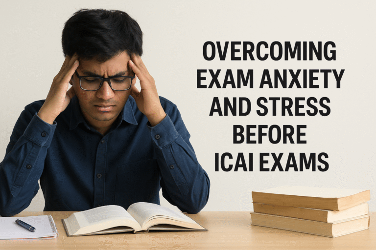 Overcoming Exam Anxiety and Stress Before ICAI Exams