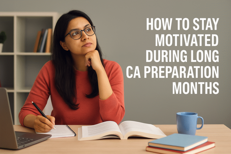 How to Stay Motivated During Long CA Preparation Months