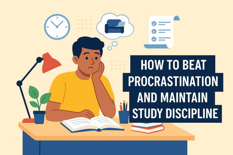 How to Beat Procrastination and Maintain Study Discipline