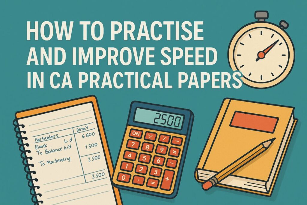 How to Practise and Improve Speed in CA Practical Papers - BuddingCA