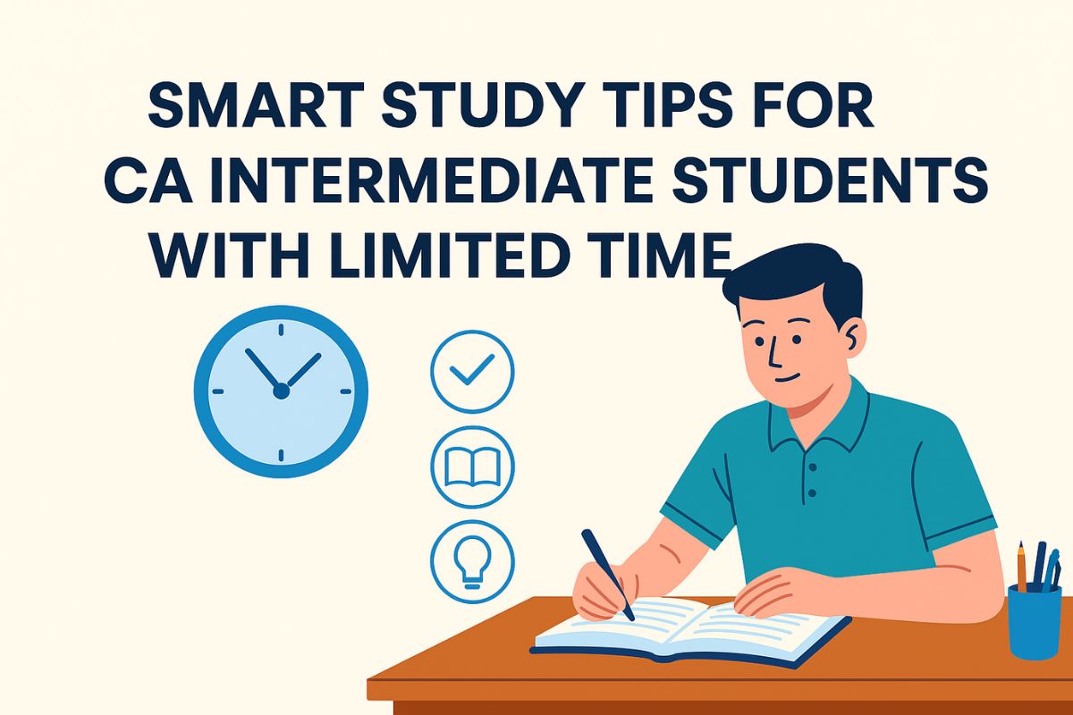 Smart Study Tips for CA Intermediate Students with Limited Time