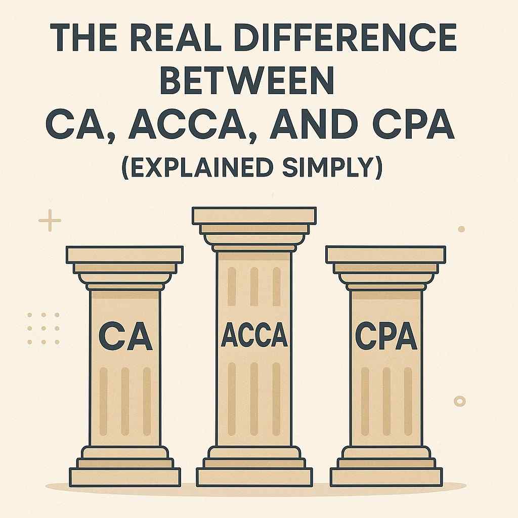 Difference Between CA, ACCA, CPA