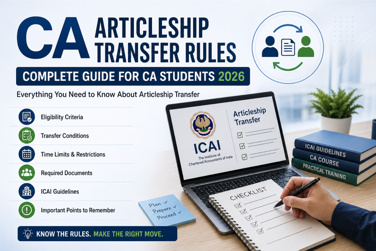 CA Articleship Transfer Rules