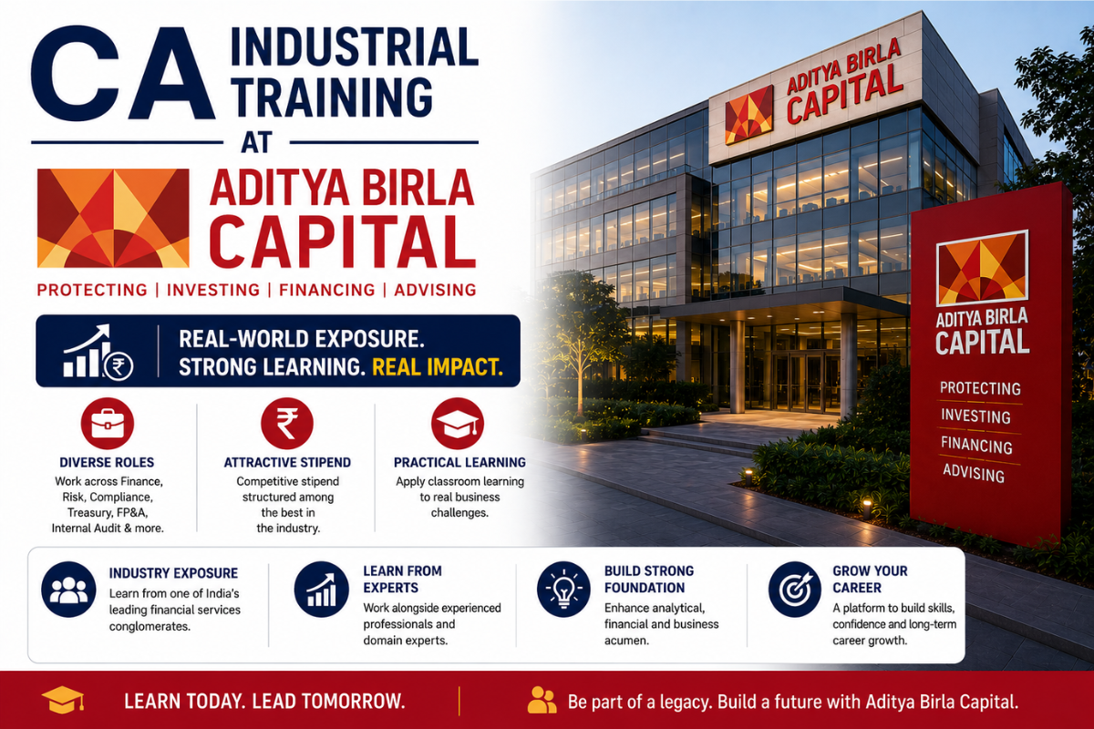 CA Industrial Training at Aditya Birla Capital