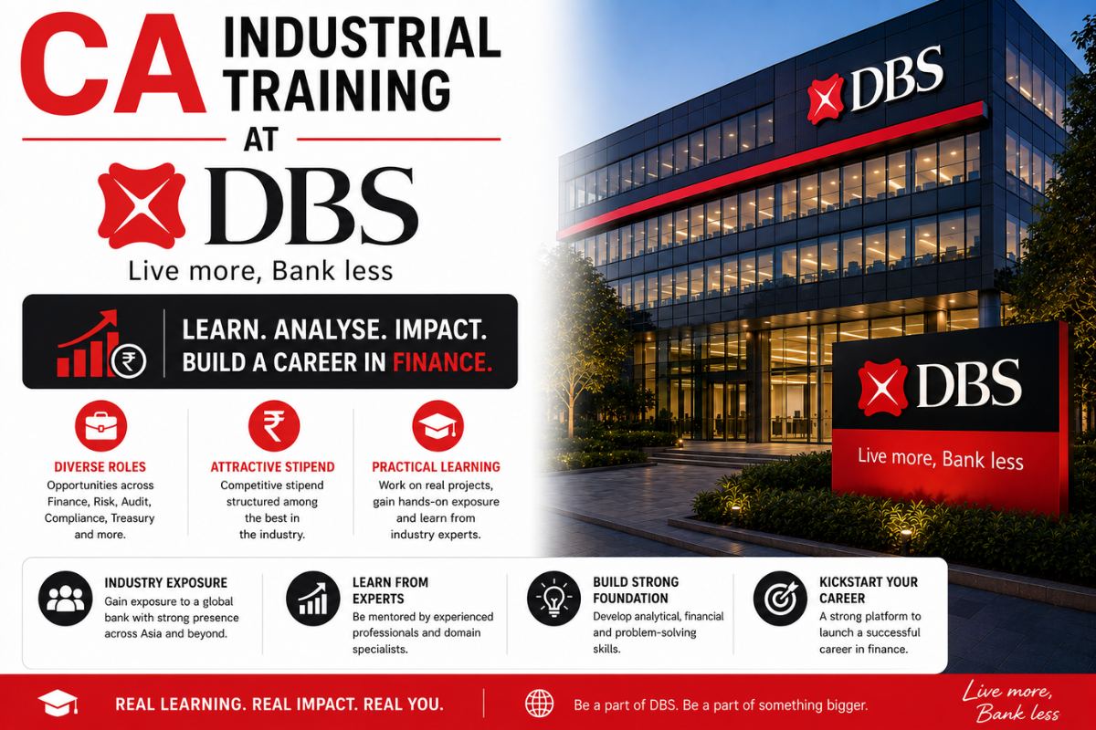 CA Industrial Training at DBS Bank
