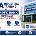 CA Industrial Training at HDFC Bank
