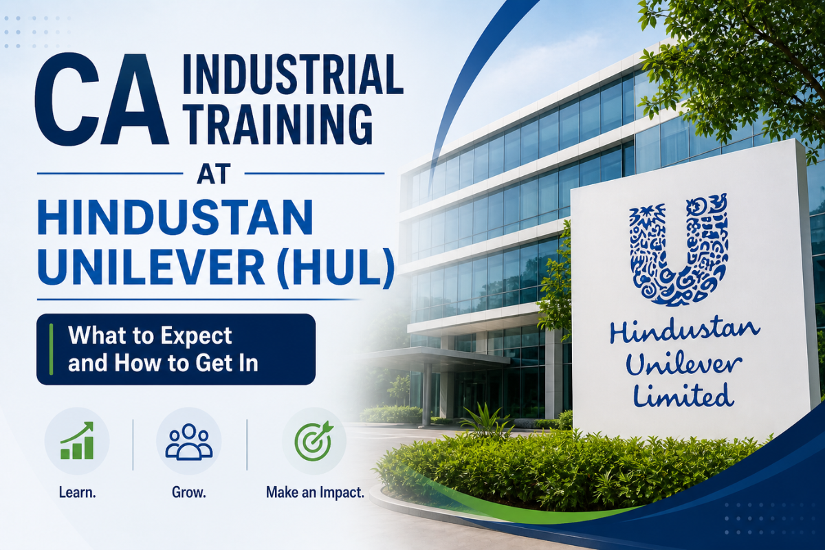 CA Industrial Training at Hindustan Unilever (HUL)