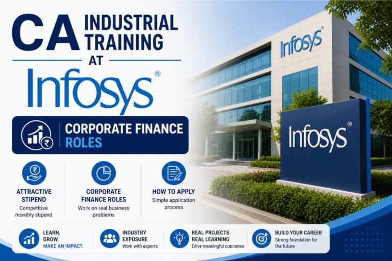 CA Industrial Training at Infosys