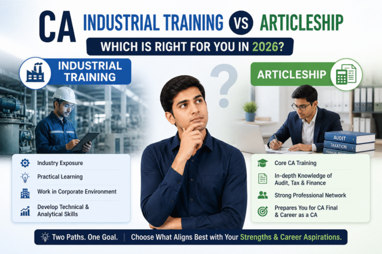 CA Industrial Training vs Articleship